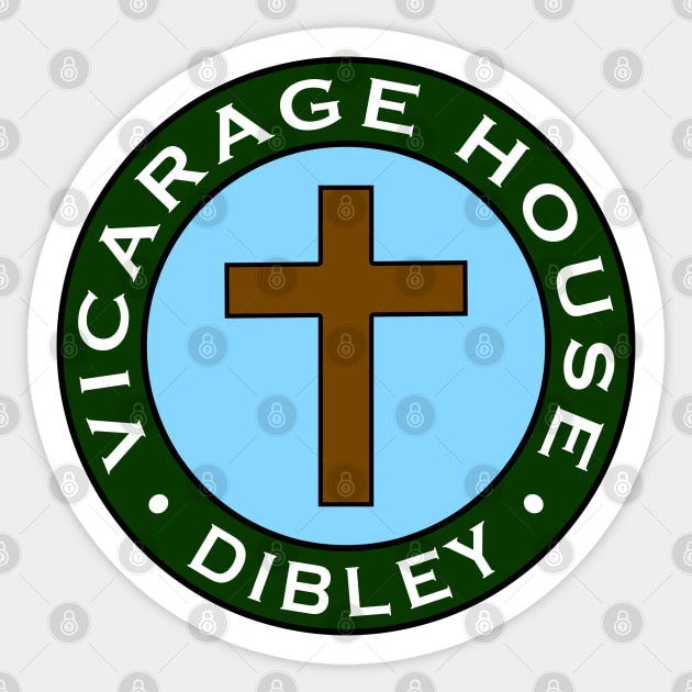 Vicarage House Dibley Sticker by Lyvershop